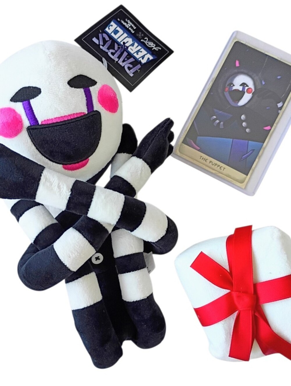 HEX Five Nights at Freddy’s Puppet Marionette Plush 17" Posable Glow in the Dark